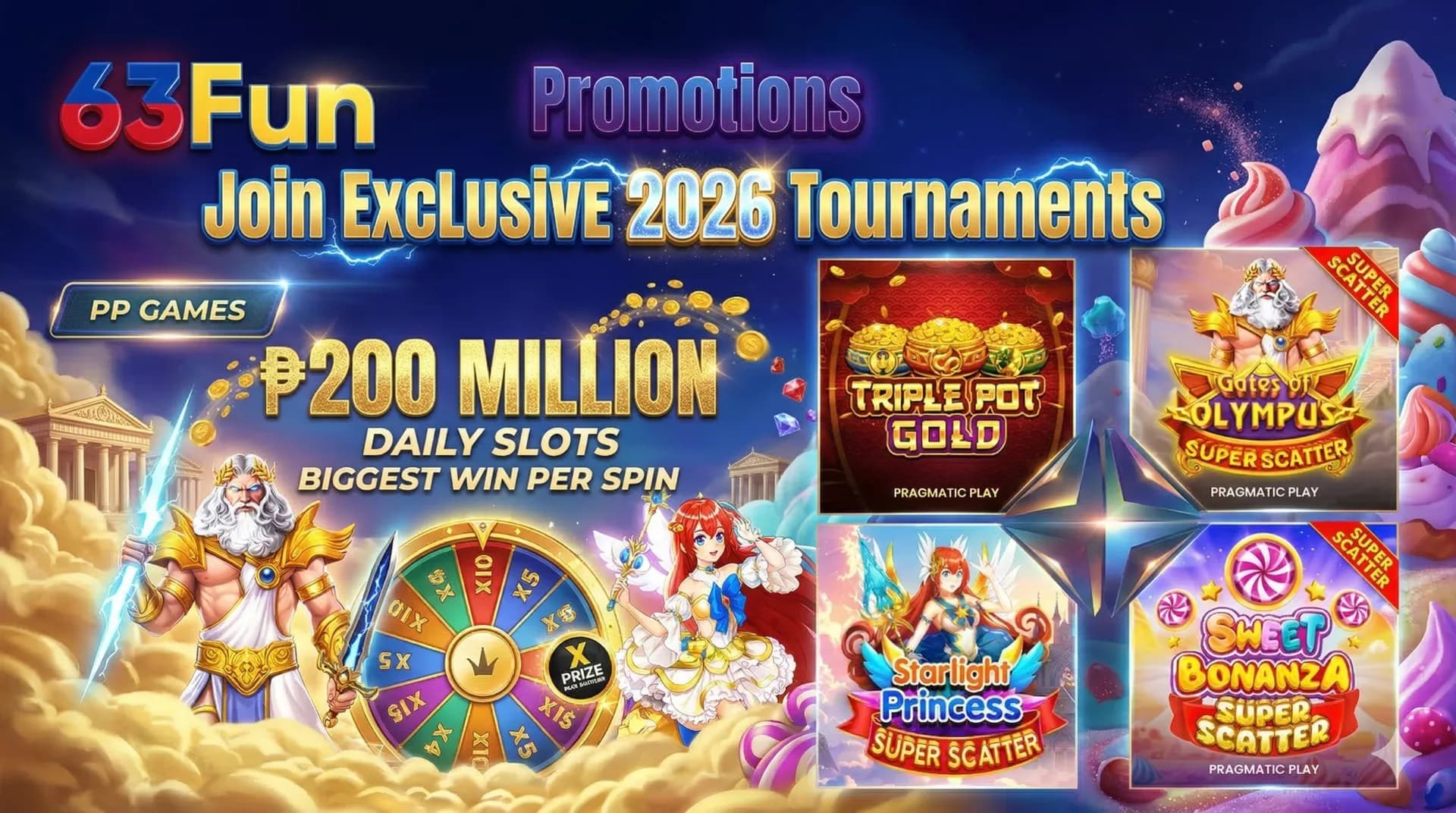 63fun Promotions: Join Exclusive 2026 Tournaments